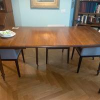 Tavolo francese in rovere periodo  1910-1930