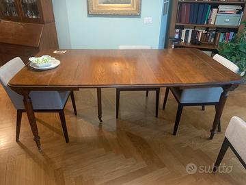 Tavolo francese in rovere periodo  1910-1930