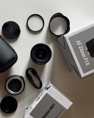 Samyang AF 24mm f/1.8 FE per Sony, modello 2026