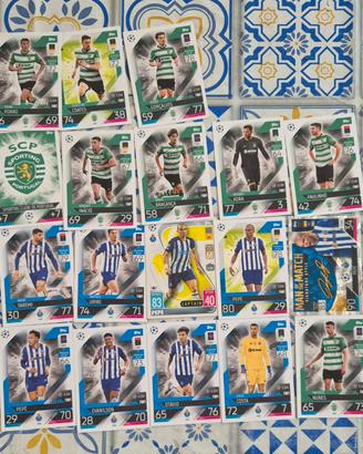 Lotto 18 Carte Match Attax 22/23  Sporting / Porto