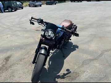 Brixton Rayburn cafe racer custom 125 immacolata