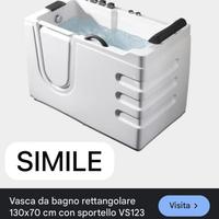 Vasca da bagno per disabili o anziani