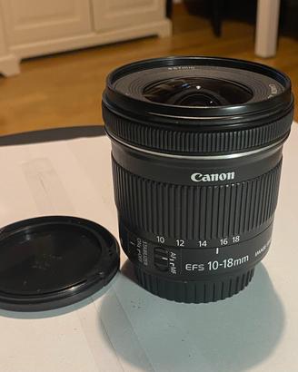 Canon obiettivo EF-S    10-18 mm