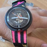 VINTAGE POP SWATCH anni 80 "Neon Black"