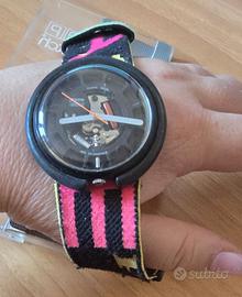 VINTAGE POP SWATCH anni 80 "Neon Black"