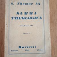 Summa Theologica San Tommaso d'Aquino 