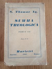 Summa Theologica San Tommaso d'Aquino 