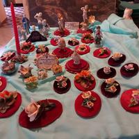 stutuette e fiori in Capodimonte MOLLICA 