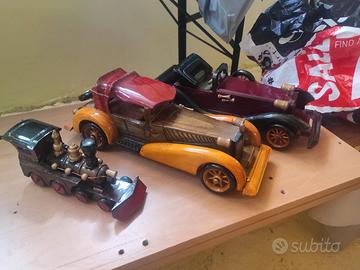 Macchine da collezione in legno