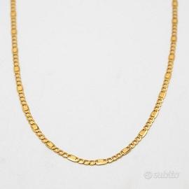 Collana oro giallo 18 kt 750 classica uomo E.2640