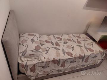 Letto singolo contenitore come nuovo