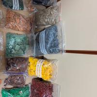 Lego originali blocco diviso per colori 33 kg