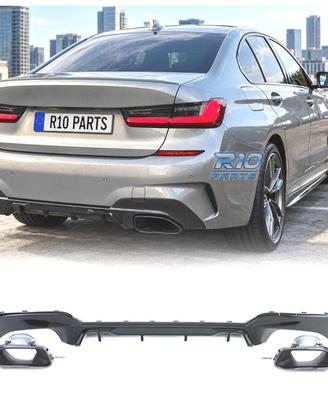 DIFFUSORE BMW G20 G21 18-22 LOOK 340i NERO LUCIDO