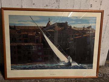Quadro Franco Pace Nioulargue - Barca a Vela