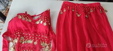 Completo danza del ventre rosso