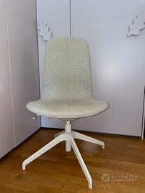 Sedia scrivania in tessuto Ikea n2