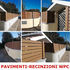 Listoni doghe WPC recinzioni staccionate recinti