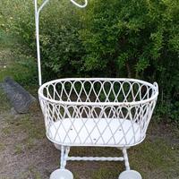 vintage in bambù - culla