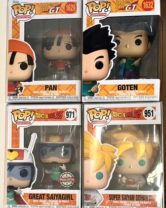 Funko Pop Dragon Ball GT e Z - 4 pezzi