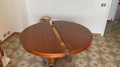 Tavolo rotondo allungabile 6/10 posti