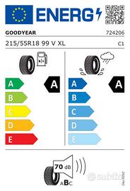 4 Pneumatici 215/55 R18 Goodyear Efficient Grip Su