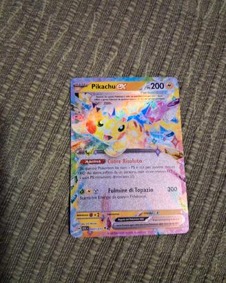 pikachu ex teracristal scintille folgoranti