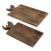 Tagliere in legno montagna shabby chic