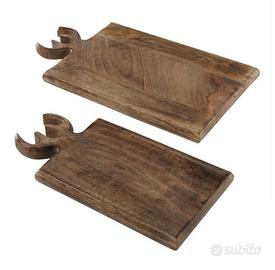 Tagliere in legno montagna shabby chic