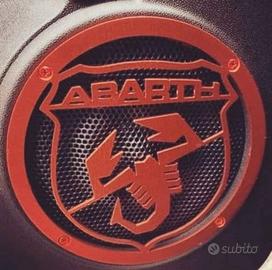 copricasse più badge posteriore 500 abarth