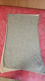 Maxi Sciarpa Bicolore Misto Cashmere e Lana