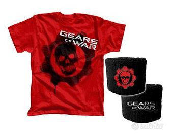 T-SHIRT GEARS OF WAR - TG. L + POLSINO nuova