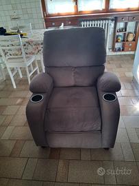 poltrona reclinabile manuale