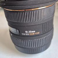 Obiettivo per canon EF Sigma Ex 10-20mm F/4-5.6 DC