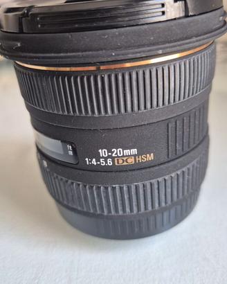 Obiettivo per canon EF Sigma Ex 10-20mm F/4-5.6 DC