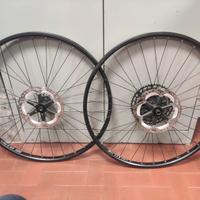 Cerchi MTB 29" canale 25 con dischi e pignoni
