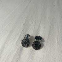 Hermès - Gemelli Sellier 7 Argento e lacca nera