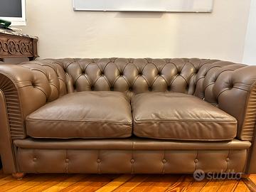 Divano pelle Frau Chesterfield