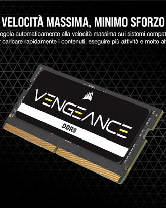 RAM DDR5 16GB 4800MHz cl40 Sodimm CorsairVengeance