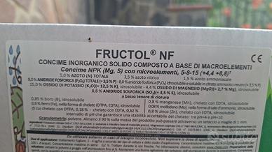 BMS Fructol NF: Concime per impollinazione fiori