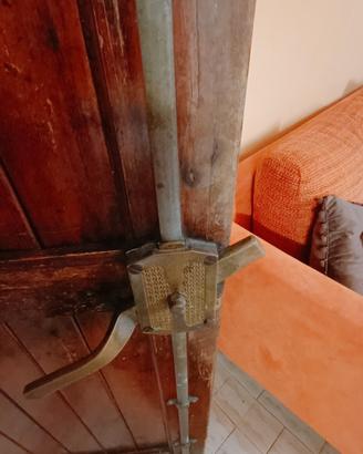 porta antica cella frigo anni 50 tutta il legno
