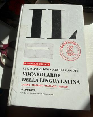 Vocabolario della lingua latina, copertina rigida