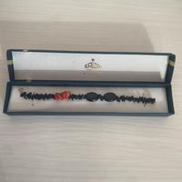Bracciale Salcan Corallo e Onice nero