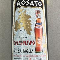 Vino da raccolta FAZI BATTAGLIA Collameno anni 80