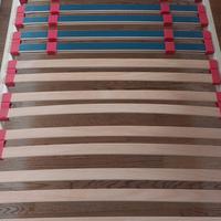 materasso memory più rete in faggio regolabile 