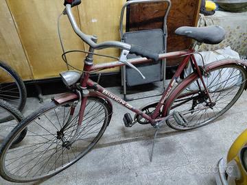 bicicletta bianchi d'epoca da uomo