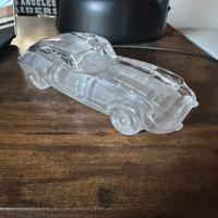 Jaguar E-type paperweight vetro smerigliato nuovo