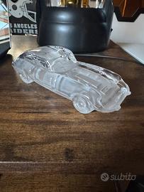 Jaguar E-type paperweight vetro smerigliato nuovo