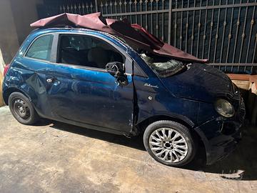 Fiat 500 2022 hybrid incidentata