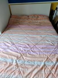 Letto una piazza e mezza completo di materasso 
