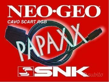 Cavo scart rgb per console snk neo geo aes-cd&cdz